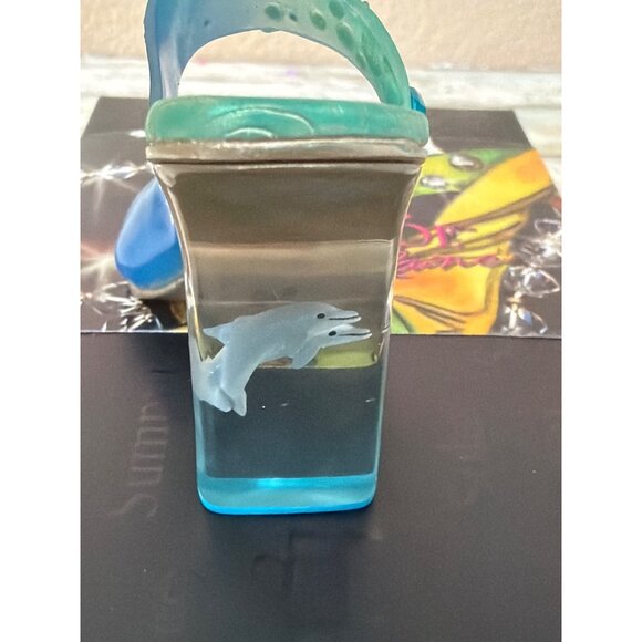 Just The Right Shoe “Dolphin” by Raine Miniature Shoe Figurine New in Box 2006 - Picture 9 of 15